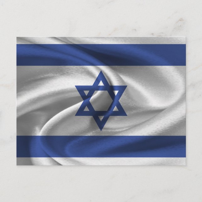 Carte Postale Drapeau Israël (Devant)
