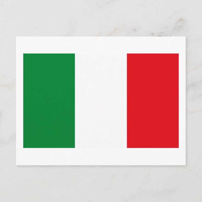 Carte postale Drapeau Italie (Devant)