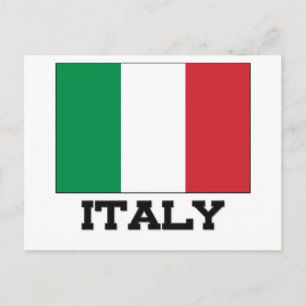 Carte Postale Drapeau Italie