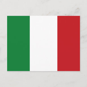 Carte Postale Drapeau italien