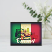 Carte Postale Drapeau italien de Cucina (Debout devant)
