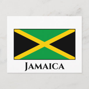 Carte Postale Drapeau jamaïcain