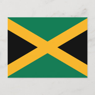 Carte Postale Drapeau Jamaïque