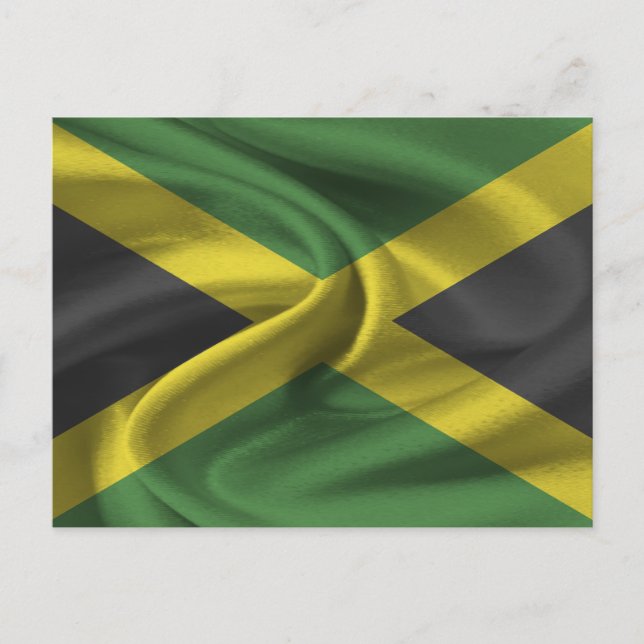 Carte Postale Drapeau Jamaïque (Devant)