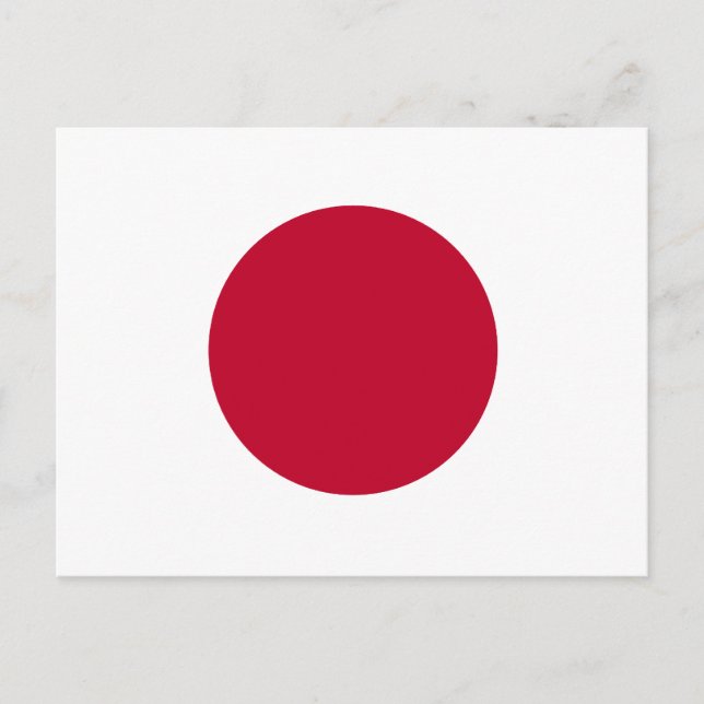 Carte postale Drapeau Japon (Devant)