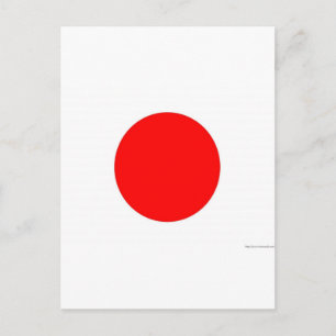 Carte Postale Drapeau japonais