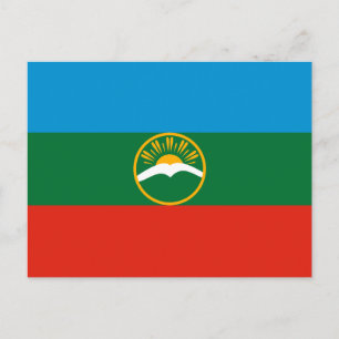 Carte Postale Drapeau Karachay Cherkessia