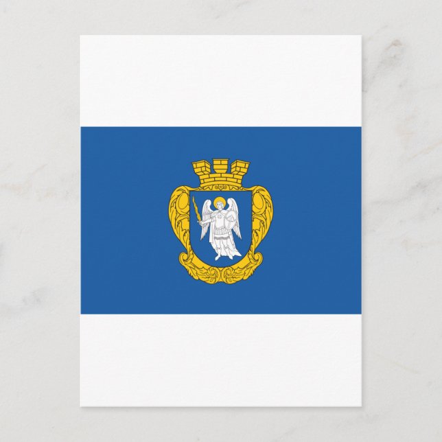 Carte Postale Drapeau Kiev (Devant)