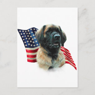 Carte Postale Drapeau Leonberger