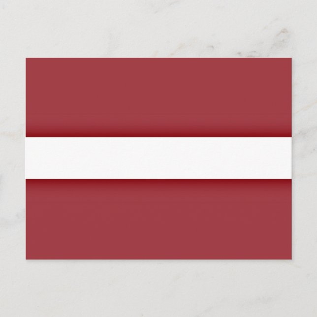Carte Postale Drapeau Lettonie (Devant)