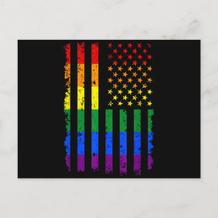 Carte Postale Drapeau LGBT Mois de la fierté gay Transgenre