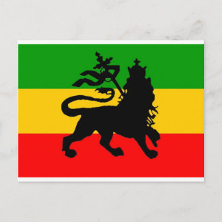 Carte Postale Drapeau Lion