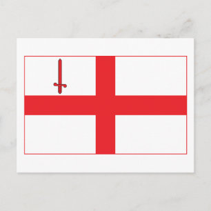 Carte postale Drapeau Londres