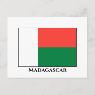 Carte Postale Drapeau Madagascar