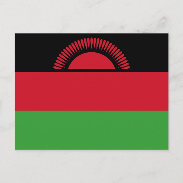 Carte postale Drapeau Malawi (Devant)