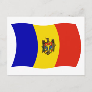 Carte postale Drapeau Moldavie