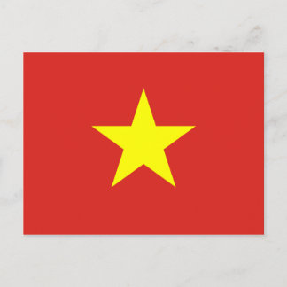 Carte Postale Drapeau mondial du Vietnam