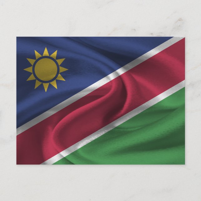 Carte Postale Drapeau Namibie (Devant)
