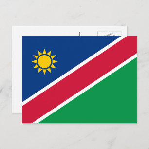 Carte Postale Drapeau namibien, Drapeau de Namibie