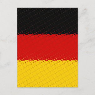 Carte Postale Drapeau national d'Allemagne