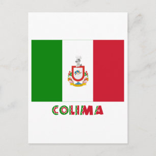 Carte Postale Drapeau non officiel de Colima