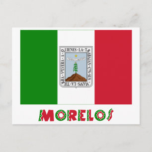 Carte Postale Drapeau non officiel de Morelos