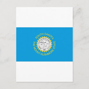 Carte Postale Drapeau officiel de l'État du Dakota du Sud
