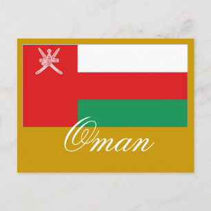 Carte Postale Drapeau Oman