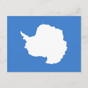 Carte Postale Drapeau patriotique de l'Antarctique