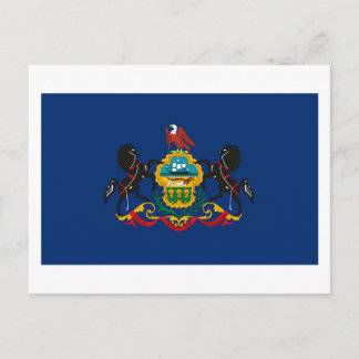Carte postale Drapeau Pennsylvanie