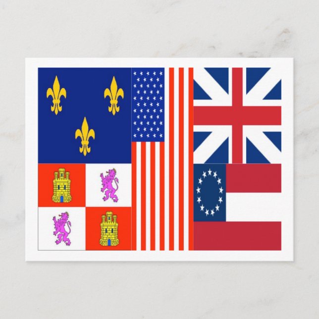 Carte Postale Drapeau Pensacola (Devant)