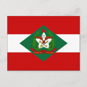 Carte Postale Drapeau Père Noël Catarina
