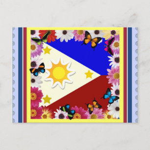 Carte Postale Drapeau philippin