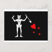 Drapeau Pirate Barbe Noire Edward Enseigner