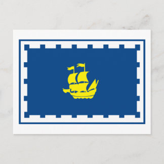 Carte postale Drapeau Québec