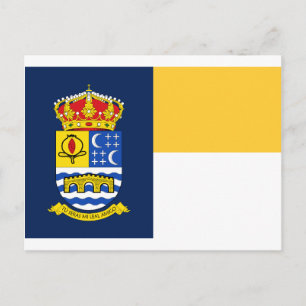 Carte Postale Drapeau Quéntar (Espagne)