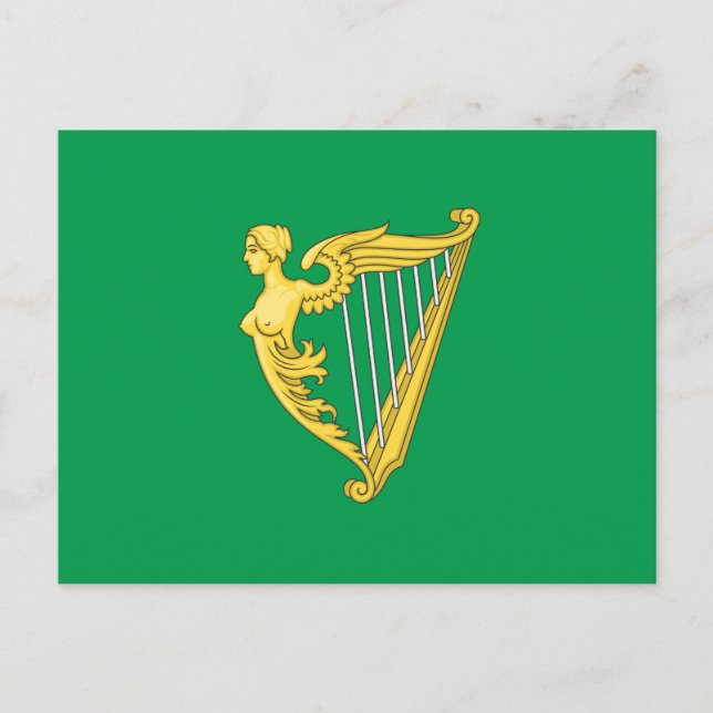 Carte Postale Drapeau républicain irlandais (Devant)