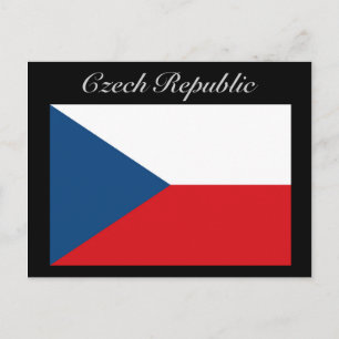 Carte Postale Drapeau République tchèque - Ceska Republika