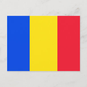 Carte Postale Drapeau Roumanie