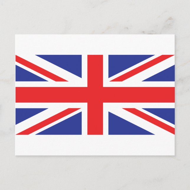 Carte Postale Drapeau Royaume-Uni/Union Jack (Devant)