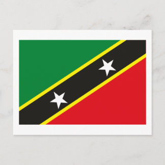 Carte postale Drapeau Saint-Kitts-et-Nevis
