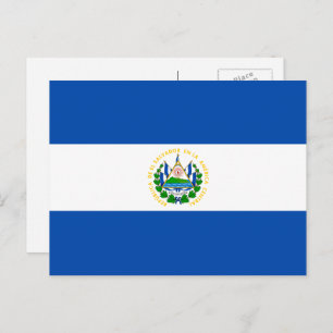 Carte Postale Drapeau salvadorien, Drapeau du Salvador