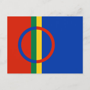 Carte postale Drapeau Sami