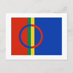 Carte Postale Drapeau Sapmi