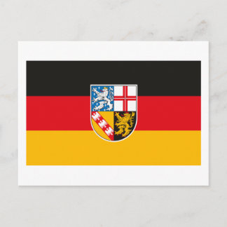 Carte postale Drapeau Sarland