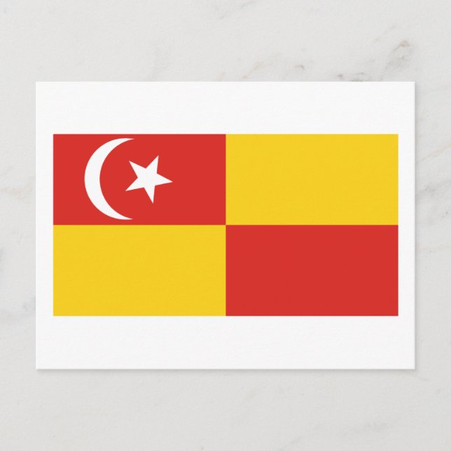 Carte Postale Drapeau Selangor (Devant)