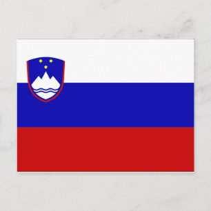 Carte Postale Drapeau Slovénie