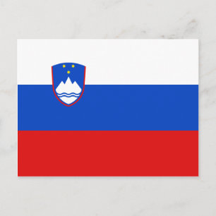 Carte postale Drapeau Slovénie