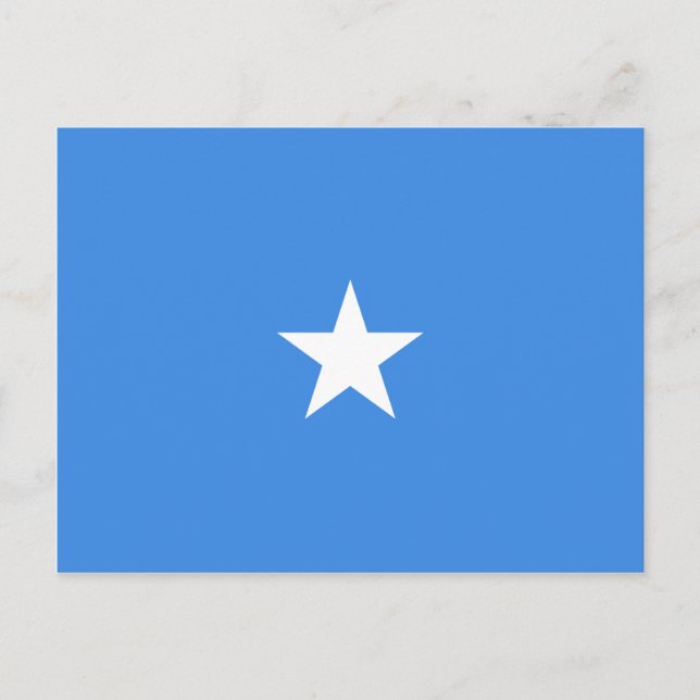 Carte postale Drapeau Somalie (Devant)