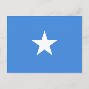 Carte postale drapeau somalien